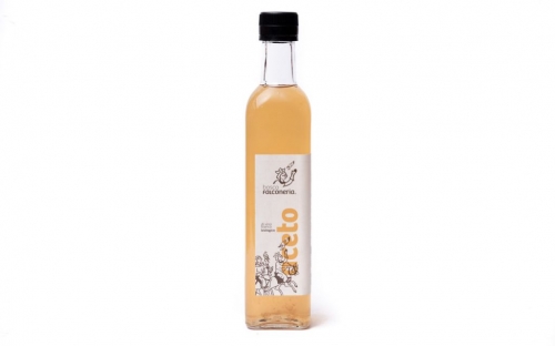 Aceto di vino bianco aromatizzato ai fiori di basilico - 0.250 lt